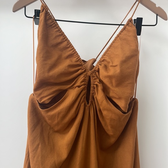 Banana Republic Linen Blend cut out dress - Picture 2 of 5